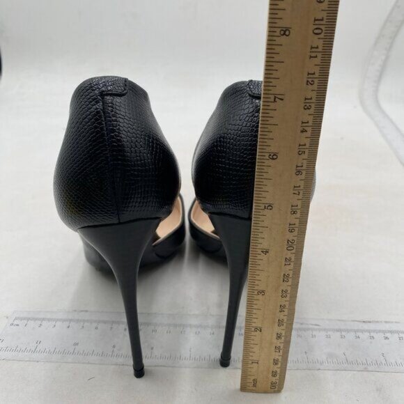 FOWT Women Pointed Toe Slip on Pumps Stiletto High Heels All Season Formal Balck - Picture 4 of 7